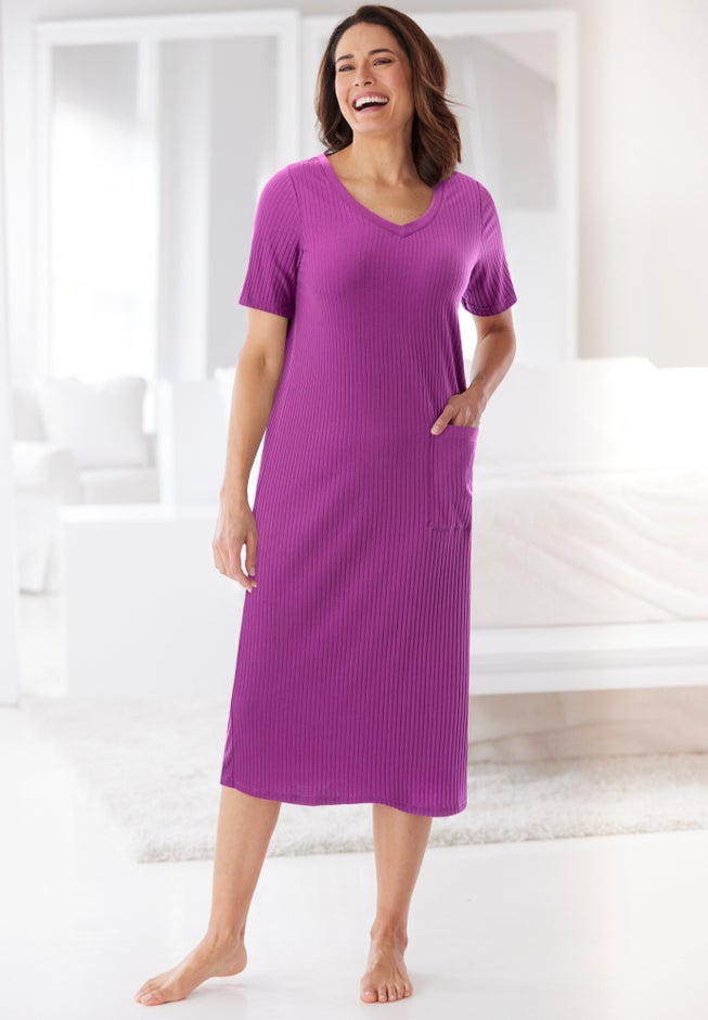 Ribbed Sleepshirt image number 5