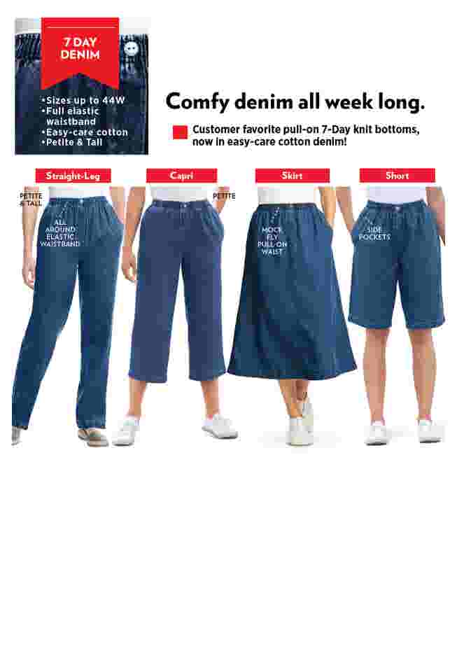 7-Day Mockfly Denim Skirt image number 3