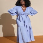 Satin Maxi Dress image number null