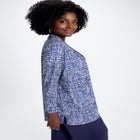 Stretch Knit Open Front Knit Topper image number null