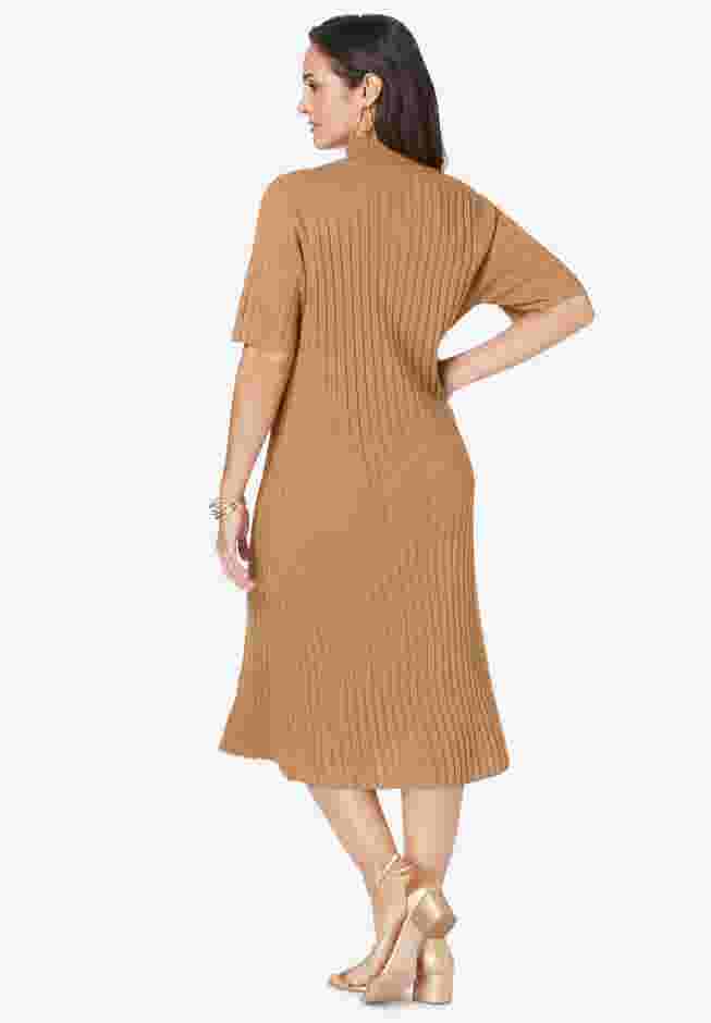 Button Front Sweater Dress image number 1