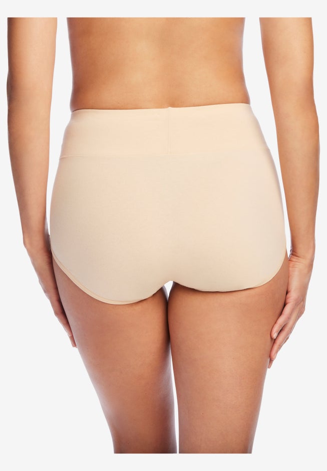 Cotton Spandex Comfort Waist Brief 2-Pack image number 2