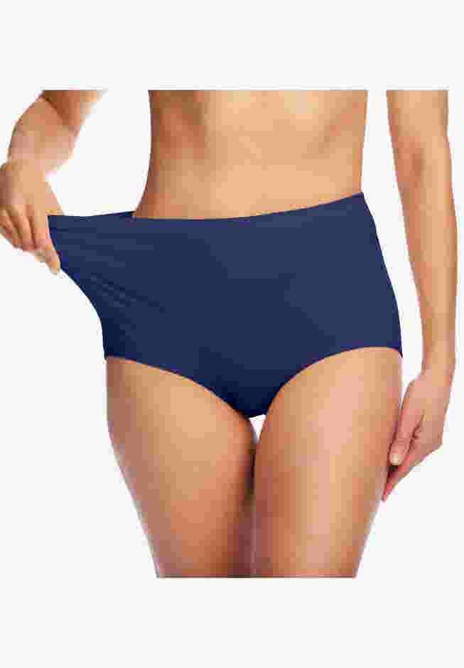 Cotton Spandex Comfort Waist Brief 2-Pack image number 1