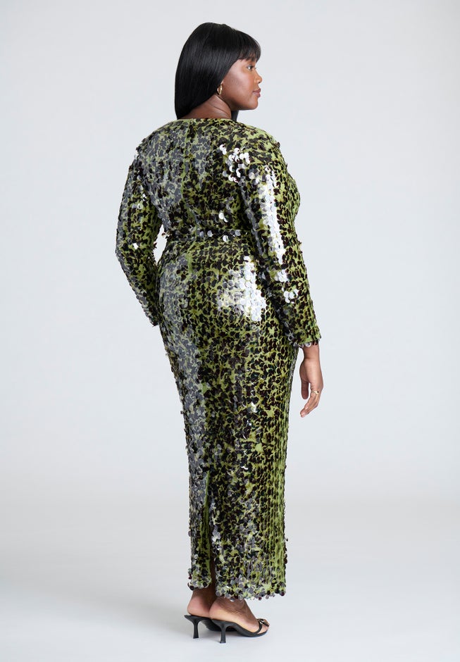 Paillette Sequin Maxi Dress image number 2