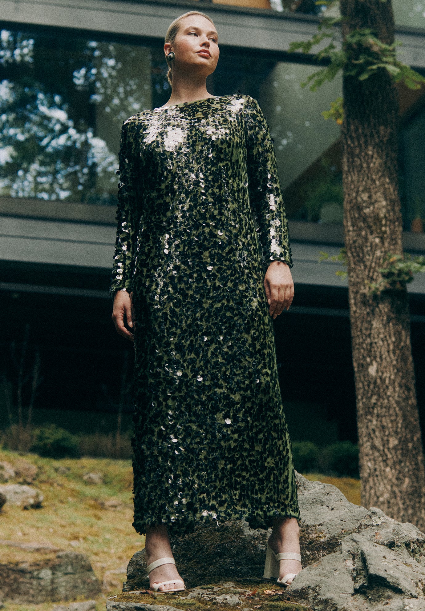 Paillette Sequin Maxi Dress image number 0