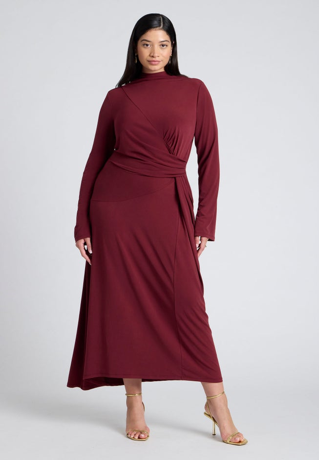 Cowl Back Asym Dress image number 0
