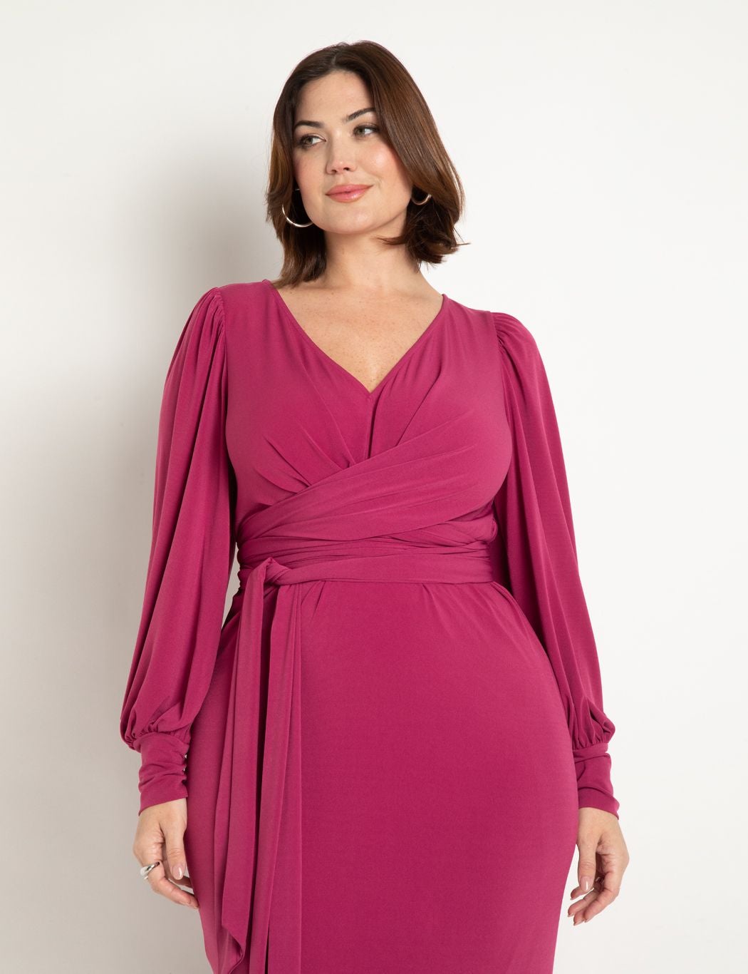 Cross Front Midi Dress image number 1