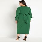 Cross Front Midi Dress image number null