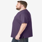 Shrink-Less Lightweight Henley T-Shirt image number null