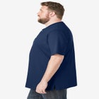Shrink-Less Lightweight Henley T-Shirt image number null