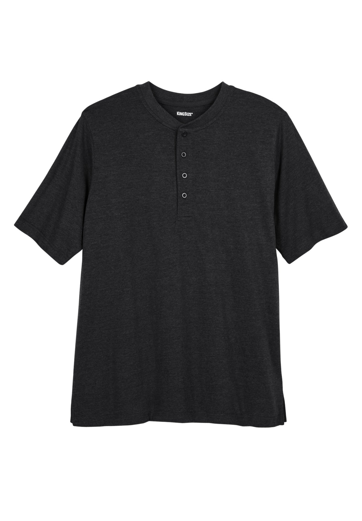 Shrink-Less Lightweight Henley T-Shirt image number 0