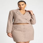 Open Front Blazer Dress image number null