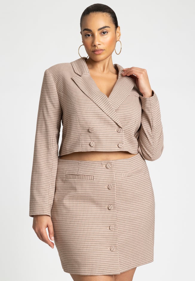 Open Front Blazer Dress image number 1