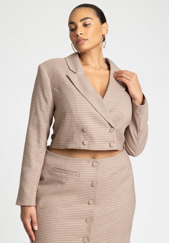 Open Front Blazer Dress image number 2