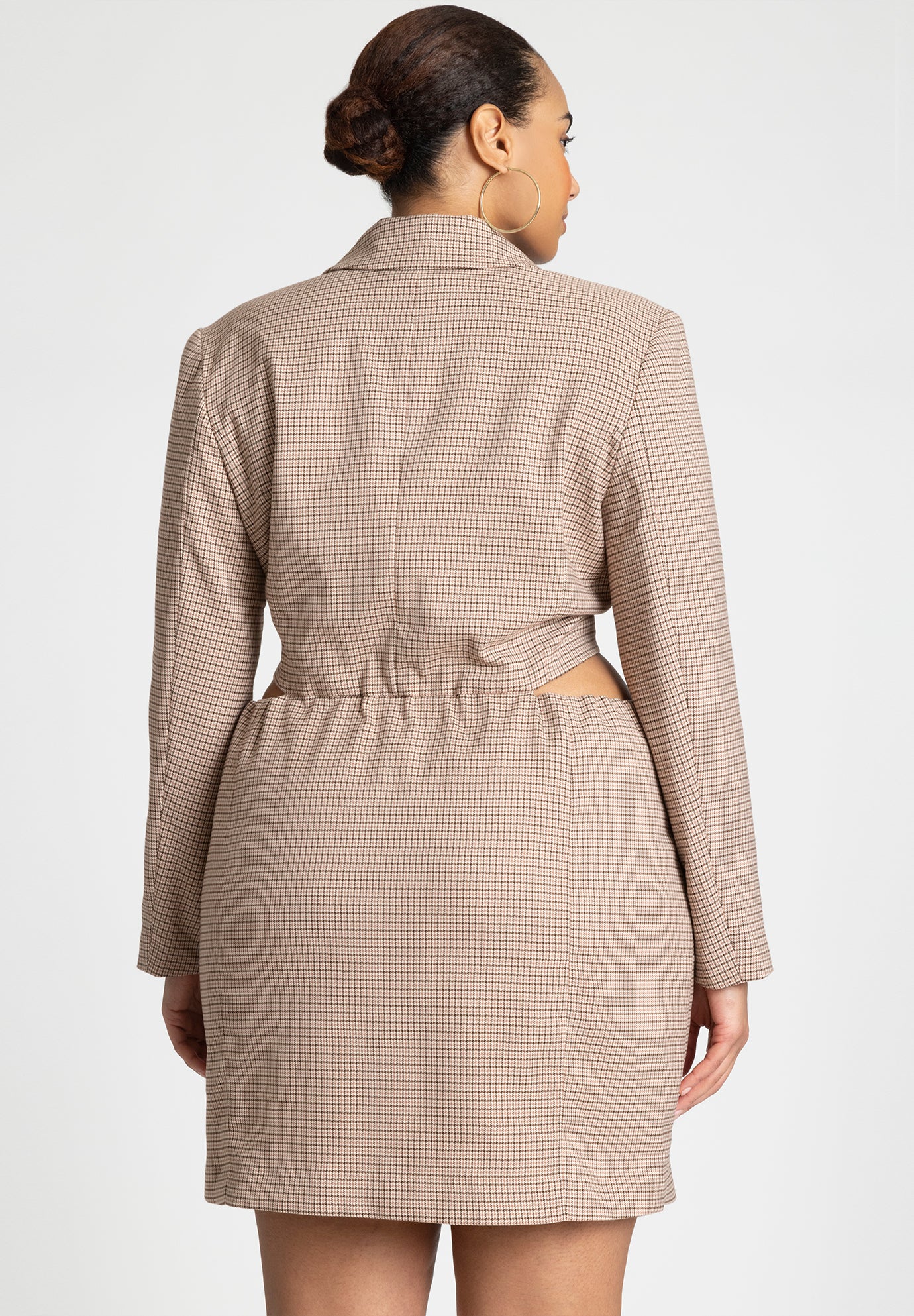 Open Front Blazer Dress image number 3