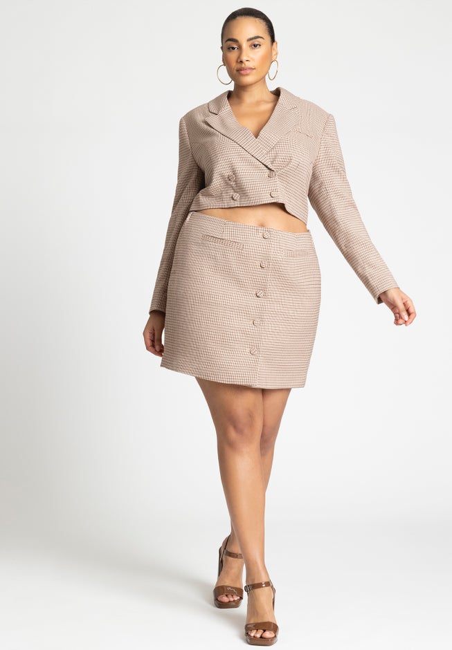 Open Front Blazer Dress image number 0