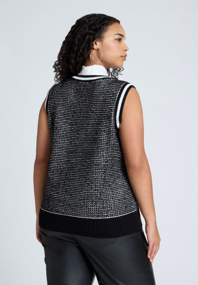 Twofer Sweater Vest image number 2