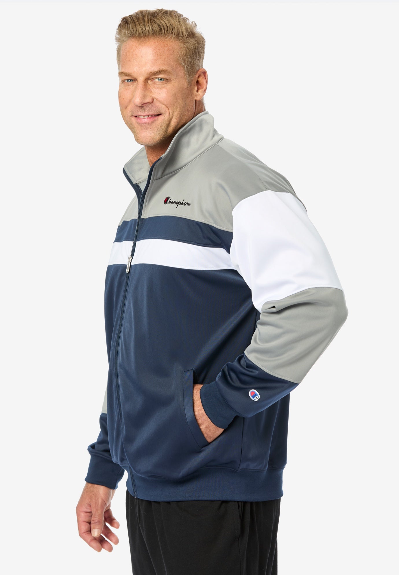 Champion® Colorblock Track Jacket image number 2