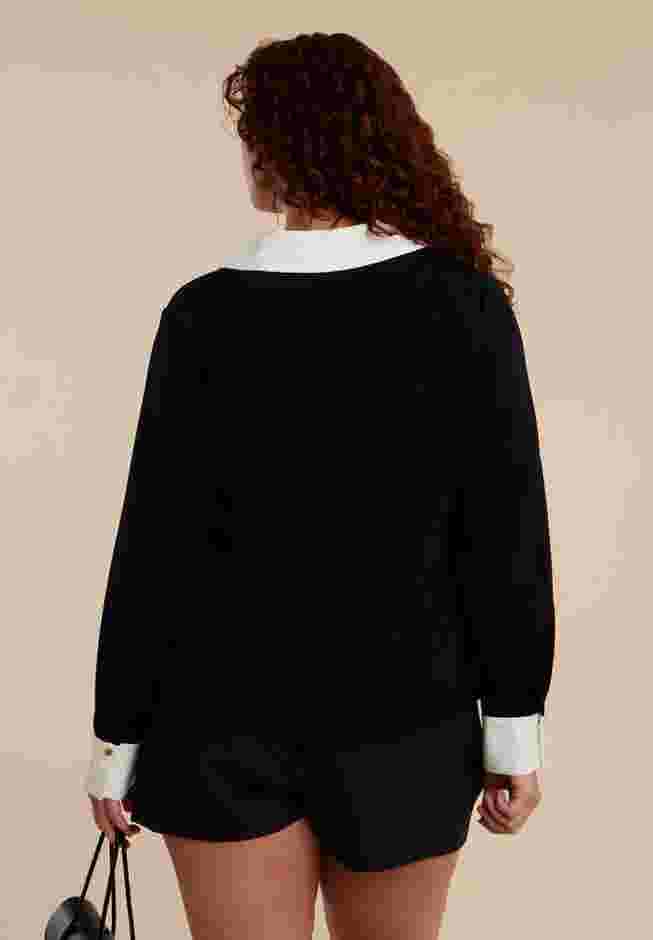 Combo Collared Long Sleeve Shirt image number 1