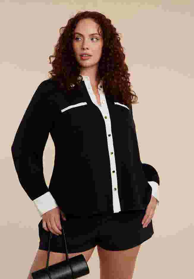 Combo Collared Long Sleeve Shirt image number 0