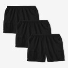 Lightweight Jersey Cargo Shorts, 3-Pack image number null