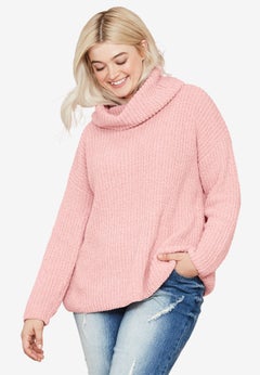 Chenille Turtleneck Sweater