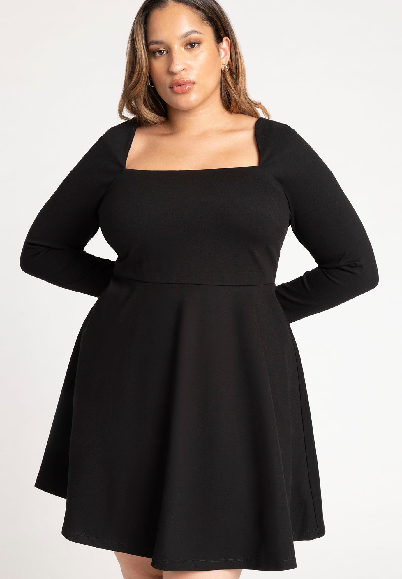 Square Neck Mini Dress image number 3