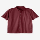 Lightweight Stretch Mesh Piqué Button Down Shirt image number null