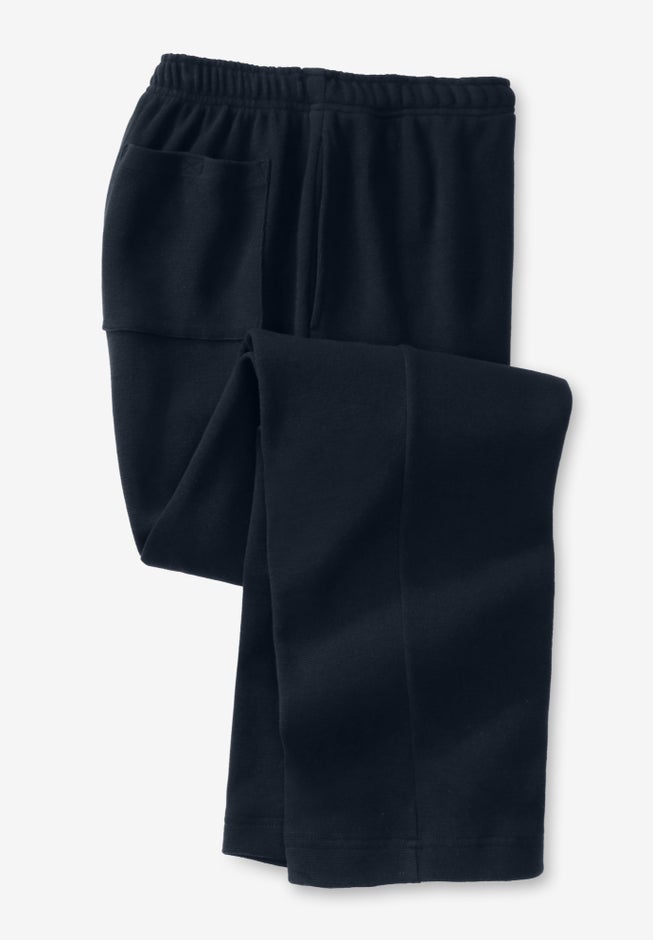 Heavyweight Double Knit Open Bottom Sweatpants image number 1