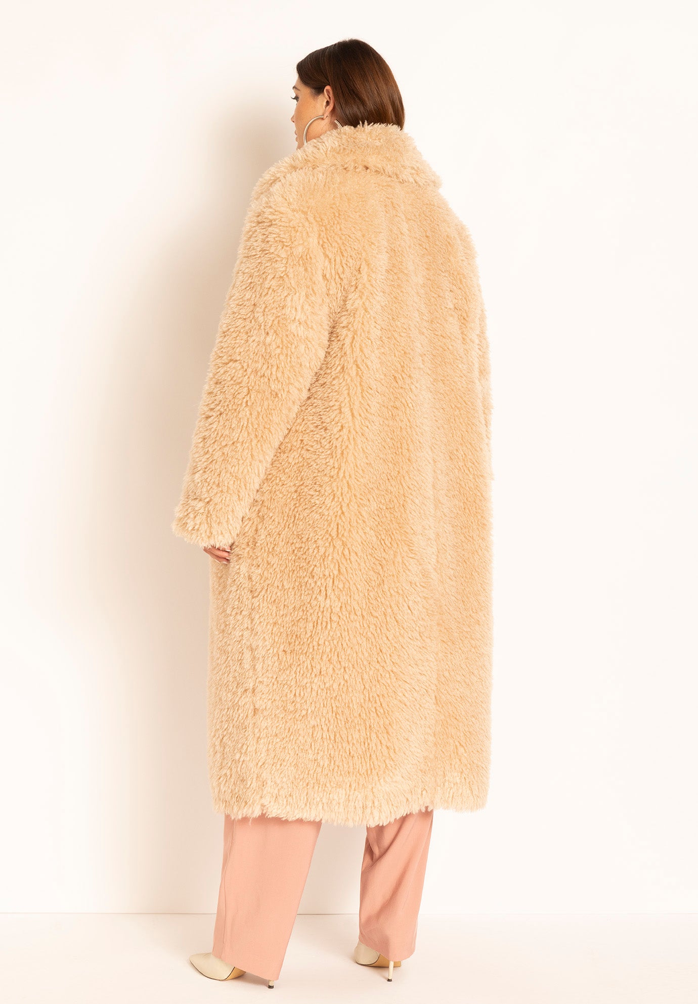 Shawl Collar Shearling Coat image number 1