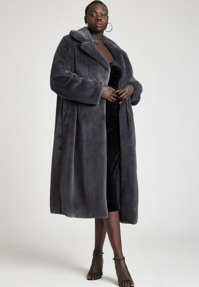 Faux Fur Long Coat image number 3