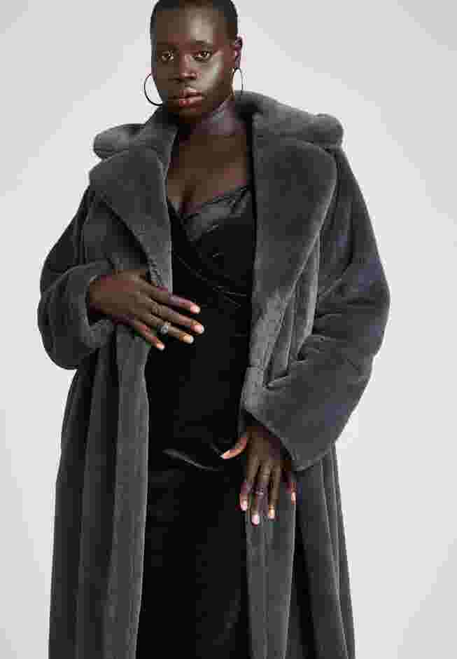 Faux Fur Long Coat image number 5