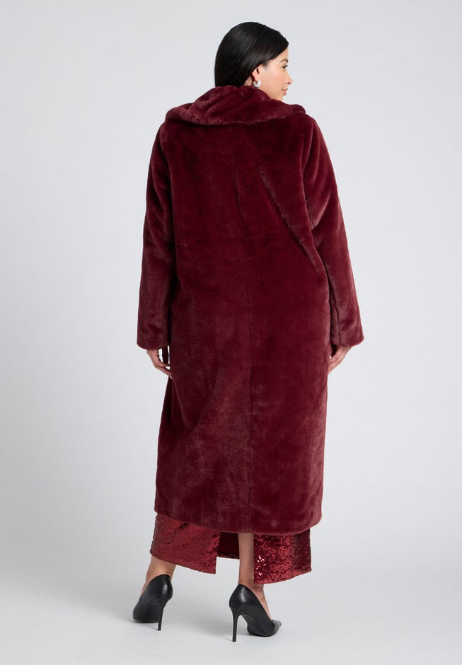 Faux Fur Long Coat image number 1