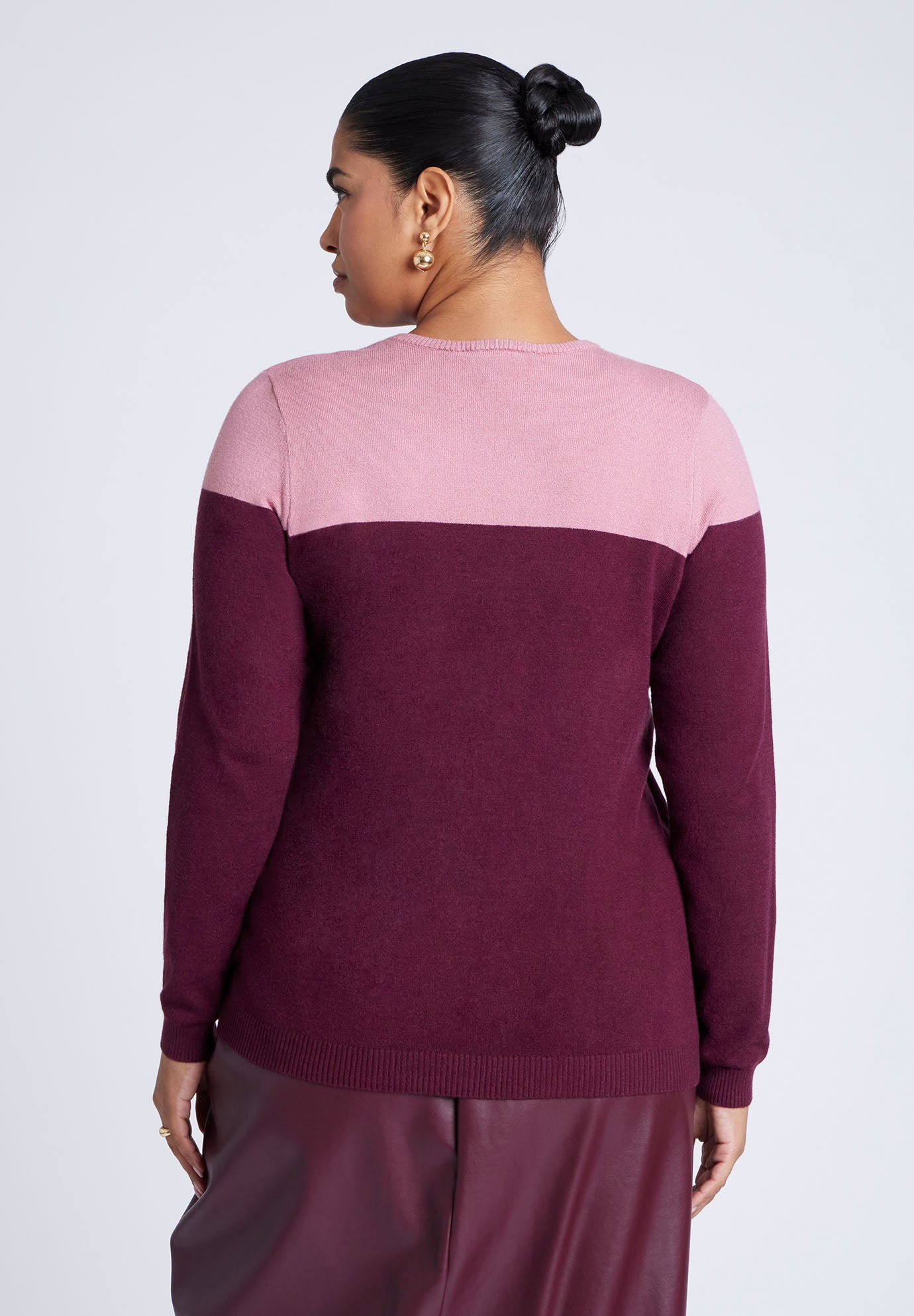Sweetheart Colorblock Sweater image number 1