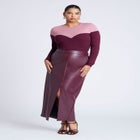 Sweetheart Colorblock Sweater image number null