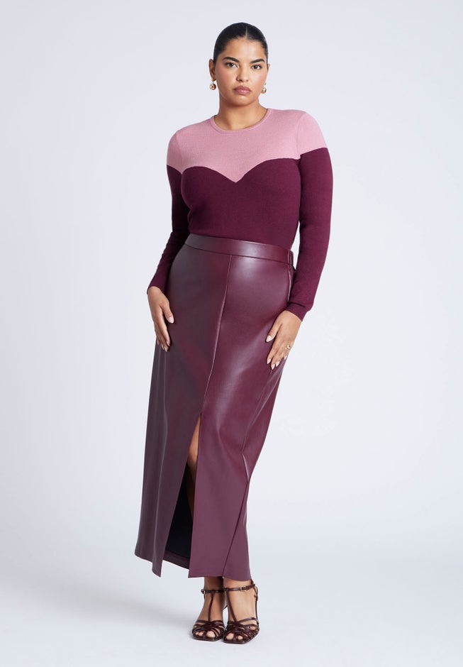 Sweetheart Colorblock Sweater image number 2