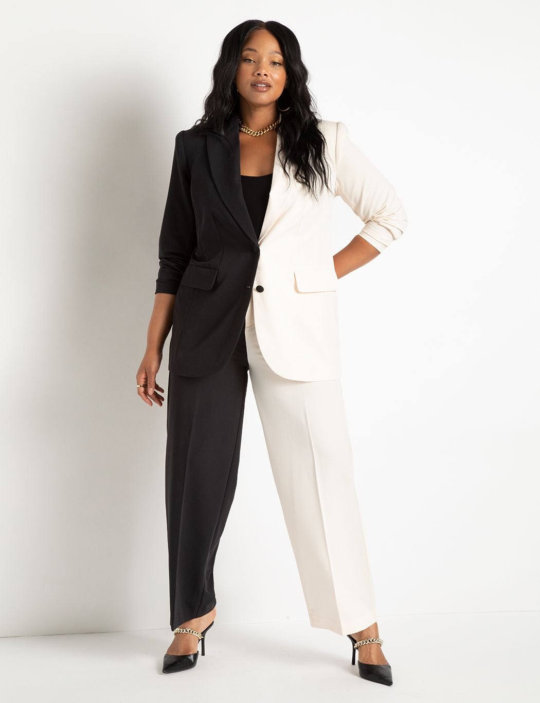 Colorblock Blazer image number 2