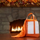 Tote Bag With Free Throw image number null