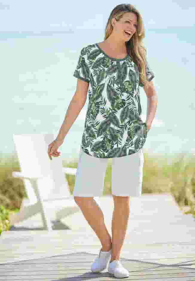 Knit Henley Tunic image number 5