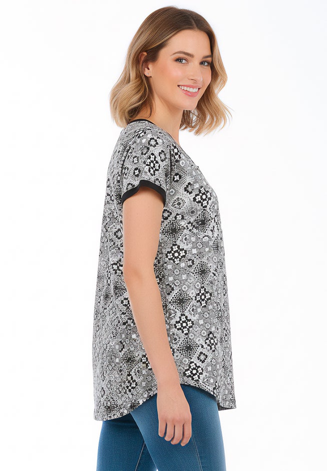 Knit Henley Tunic image number 2