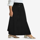 Denim Inset Maxi Skirt image number null