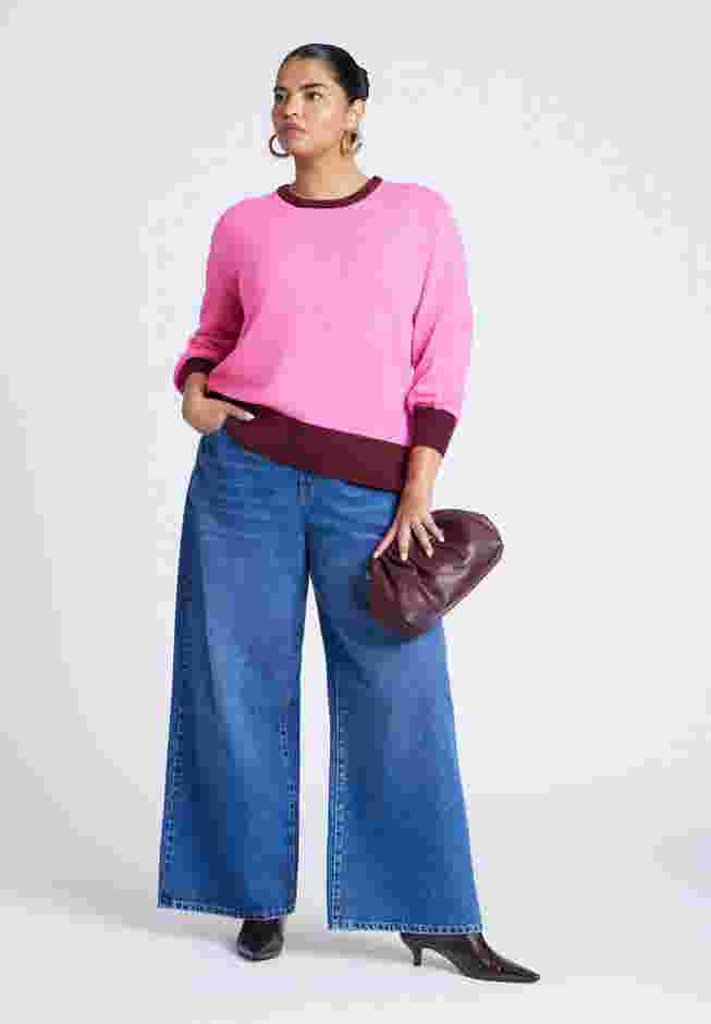 Contrast Rib Sweater image number 2