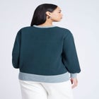 Contrast Rib Sweater image number null