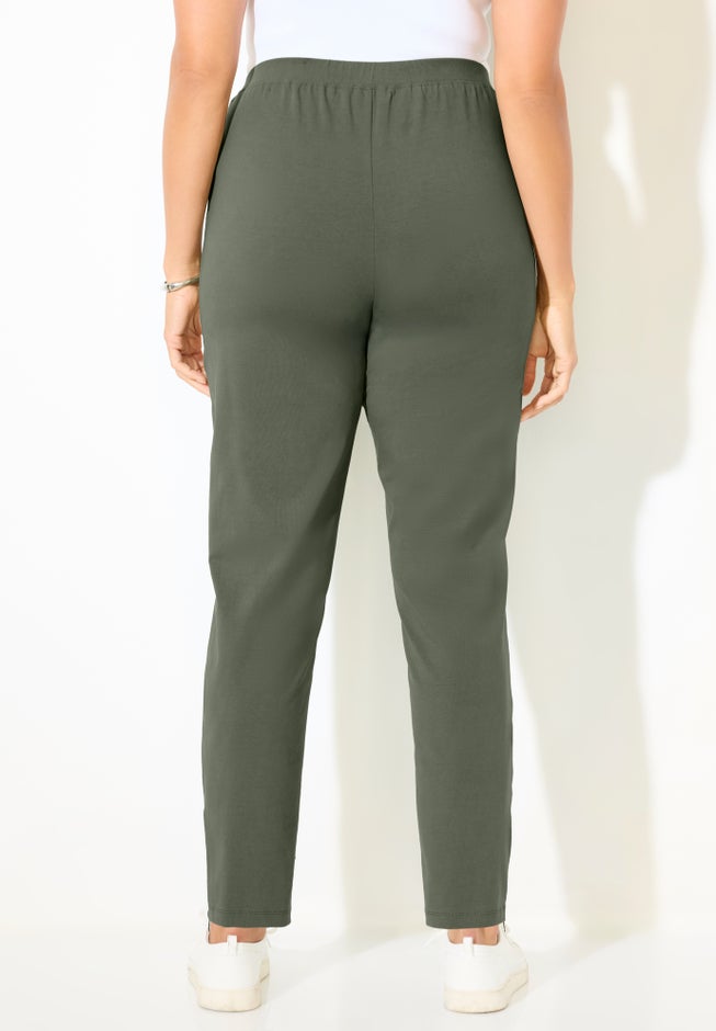 Suprema&reg; Studio Slim Leg Zip Pant image number 1