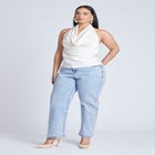 Straight Leg Jean With Studs image number null