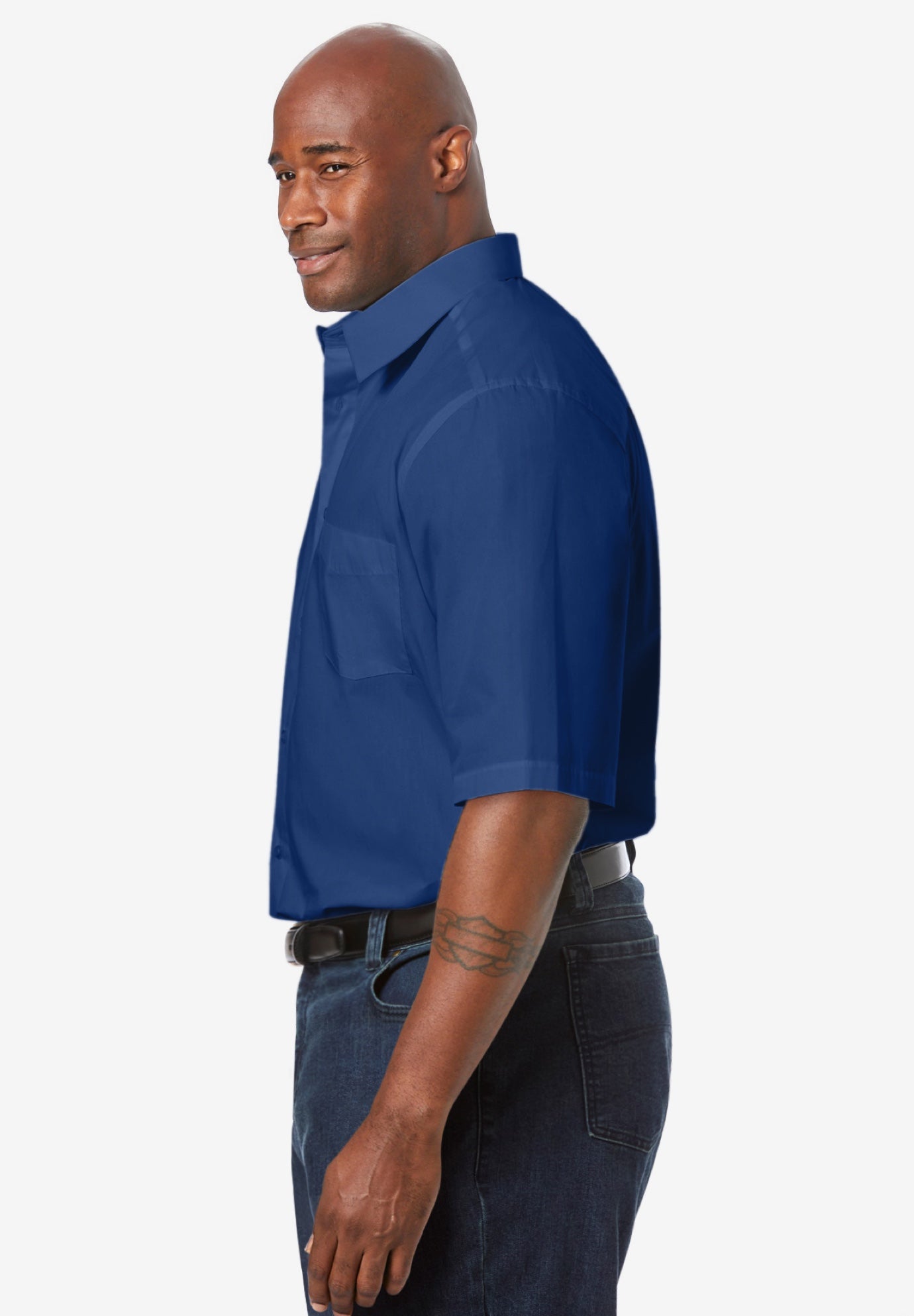 Wrinkle-Free Short-Sleeve Dress Shirt image number 2