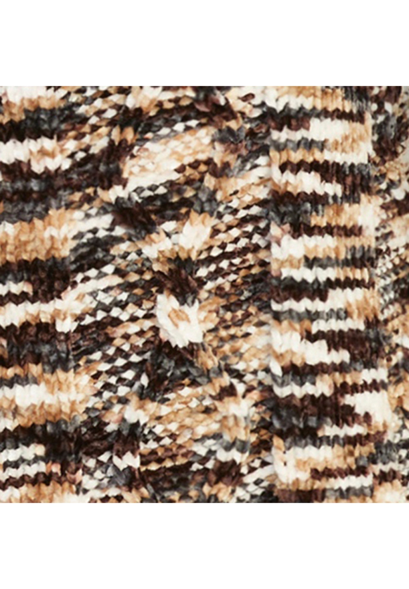 Chenille Zip Cable Cardigan Sweater image number 1