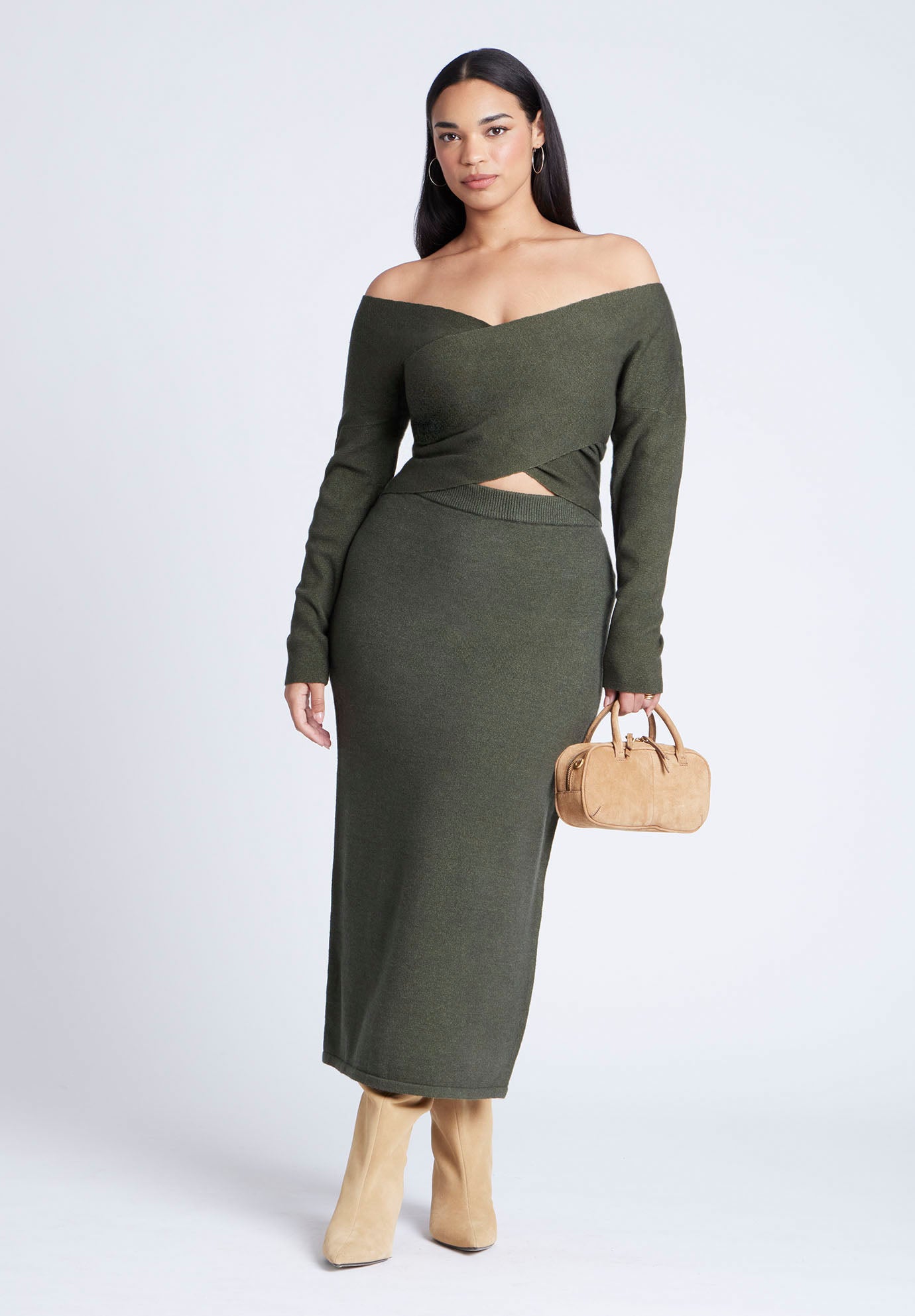 Sweater Column Skirt image number 3