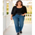 Rib Trim Cardigan Shrug Sweater image number null