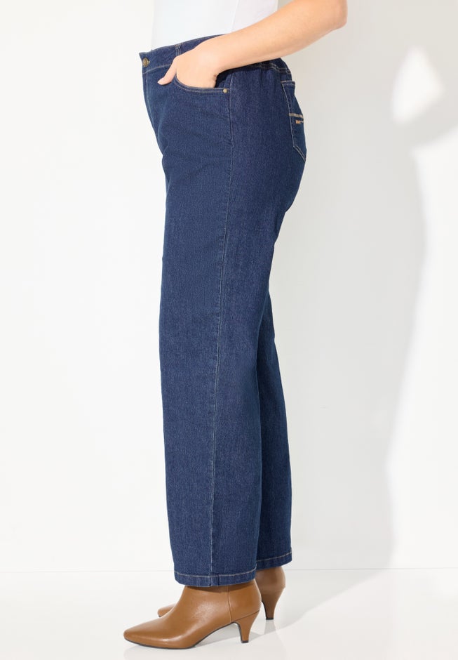 Right Fit&reg; Curvy Wide Leg Jean image number 2